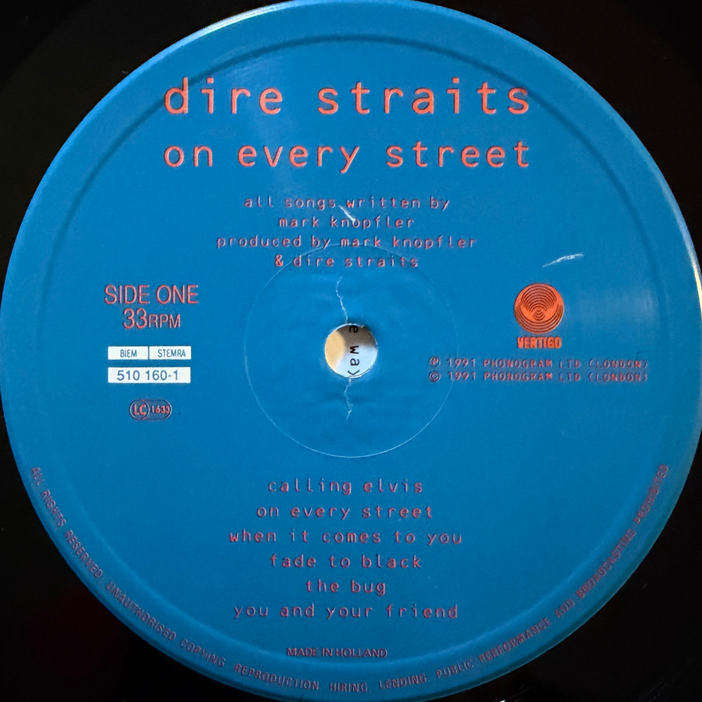 Dire Straits - On Every Street (Голландия 1991г.)