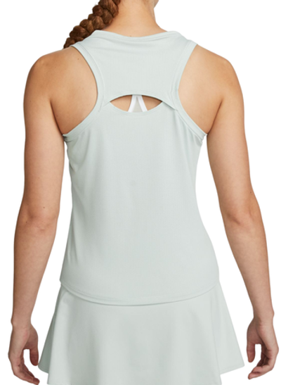 Женский топ теннисный Nike Court Dri-Fit Victory Tank - light silver/black