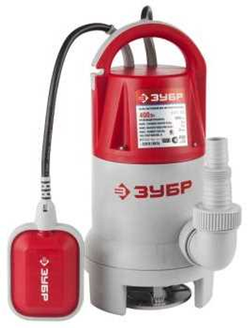 Насос универсальный для чистой и грязной воды 400w, ЗУБР, ЗНПГ-400