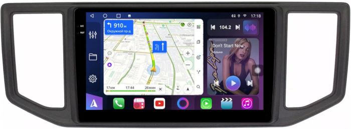 Магнитола для Volkswagen Crafter 2 2017+ - FarCar S400-TS18 монитор 10.36" QLED на Android 14, CarPlay, 4G SIM-слот