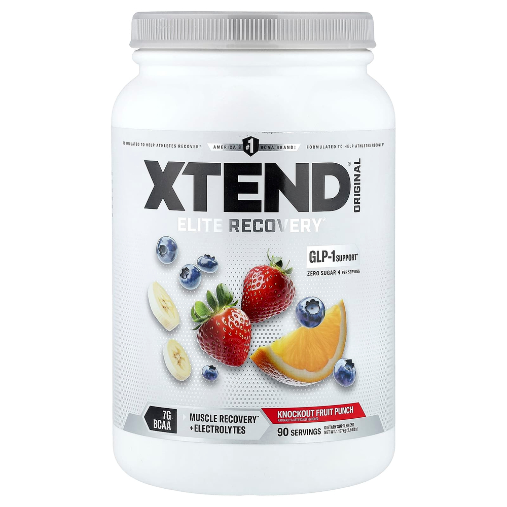 XTEND, Elite Recovery, фруктовый пунш, 1197 кг (2,64 фунта)