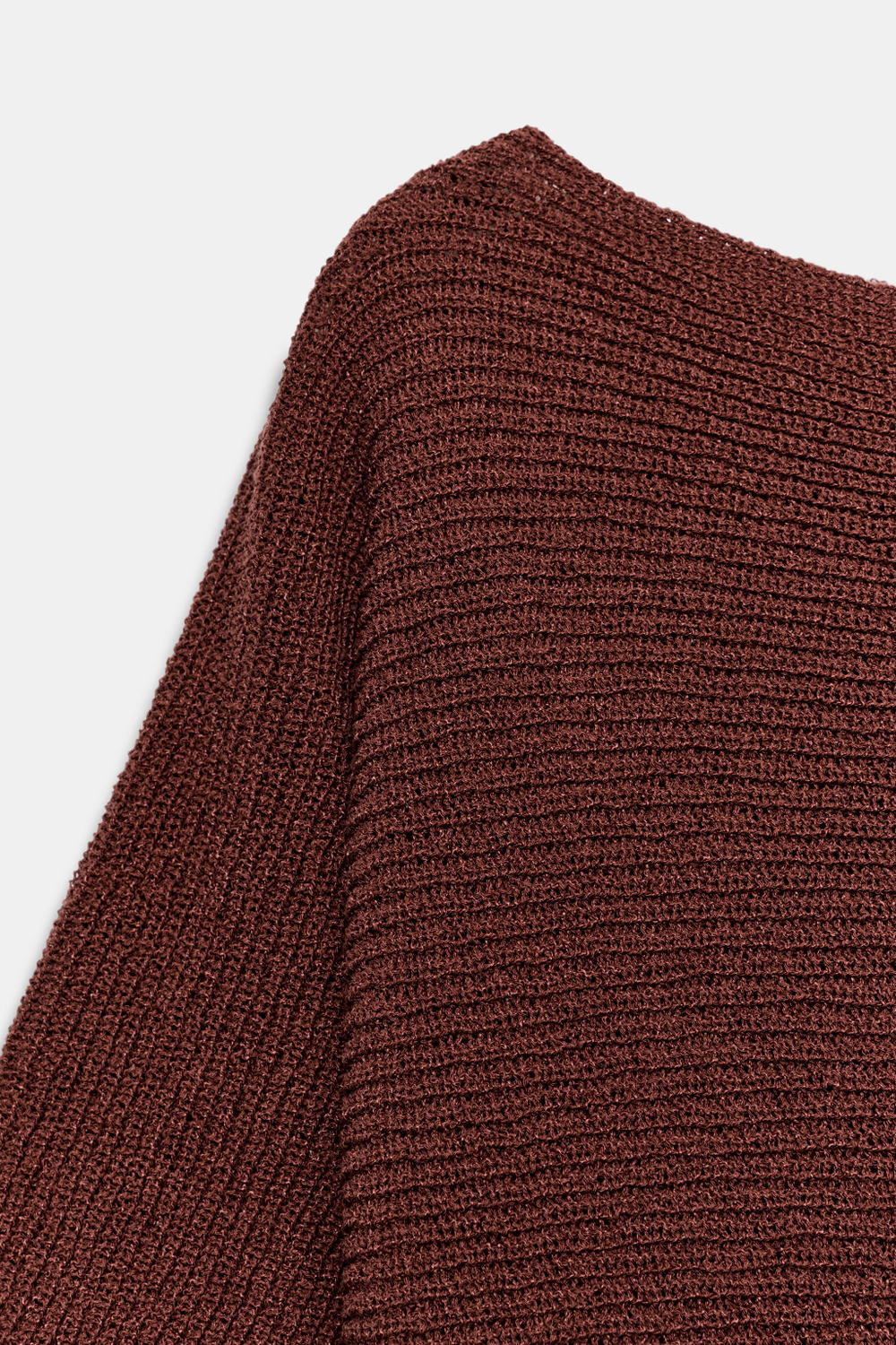 ТРИКОТАЖНЫЙ ТОП АСИММЕТРИЧНОГО КРОЯ — ZARA