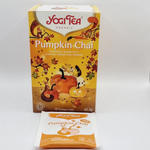 Чай Yogi Tea Pumpkin с тыквой, имбирем, травами и апельсином 1 уп.32,3 г (17 пакетиков по 1,9 г) (Германия)