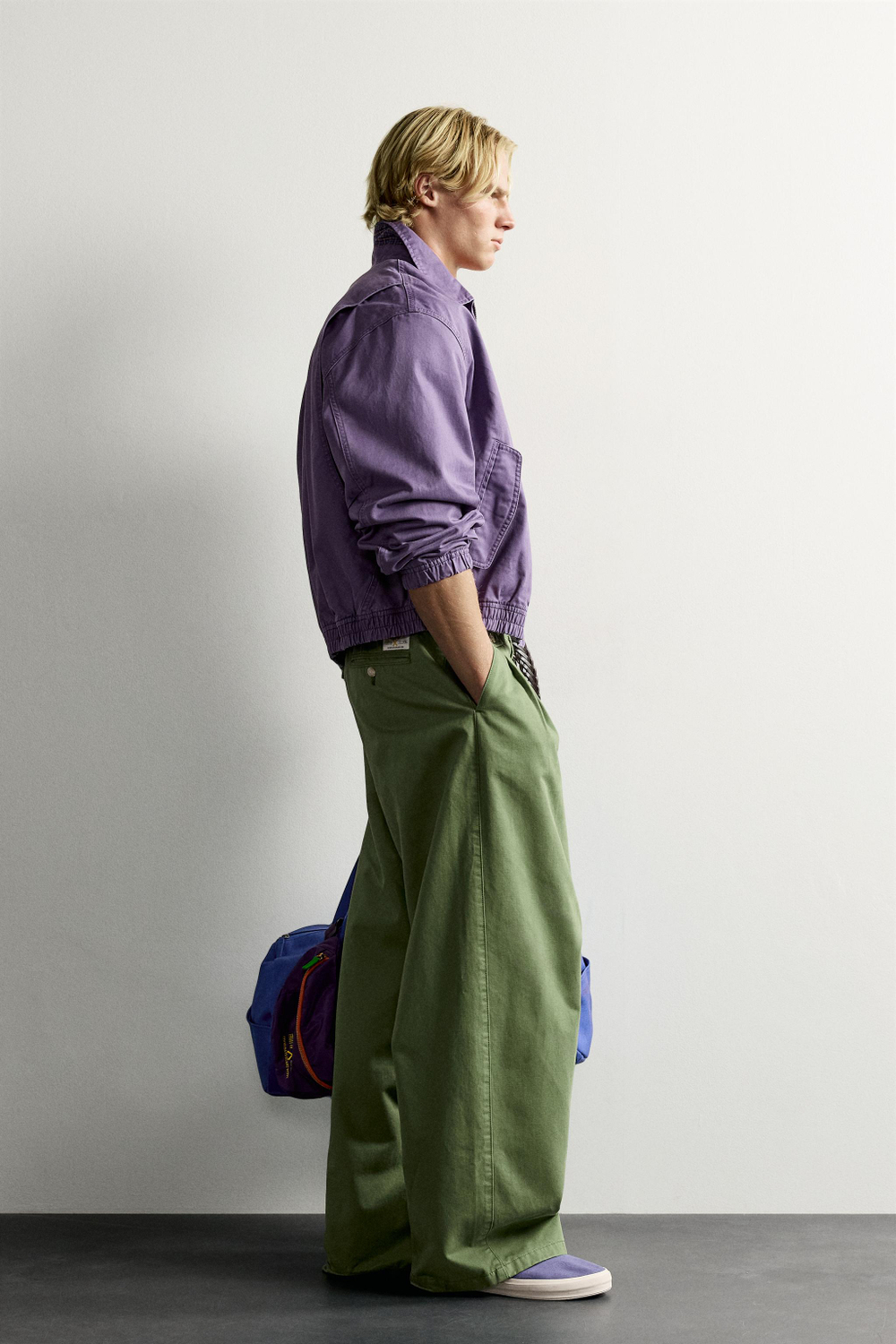 ХЛОПКОВАЯ КУРТКА С ВЫШИВКОЙ FRUIT OF THE LOOM™ — ZARA