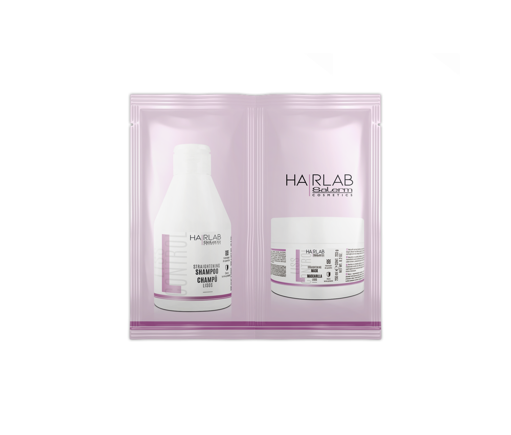 Выпрямляющая линия Liss Control Hair Lab Salerm - шампунь и маска