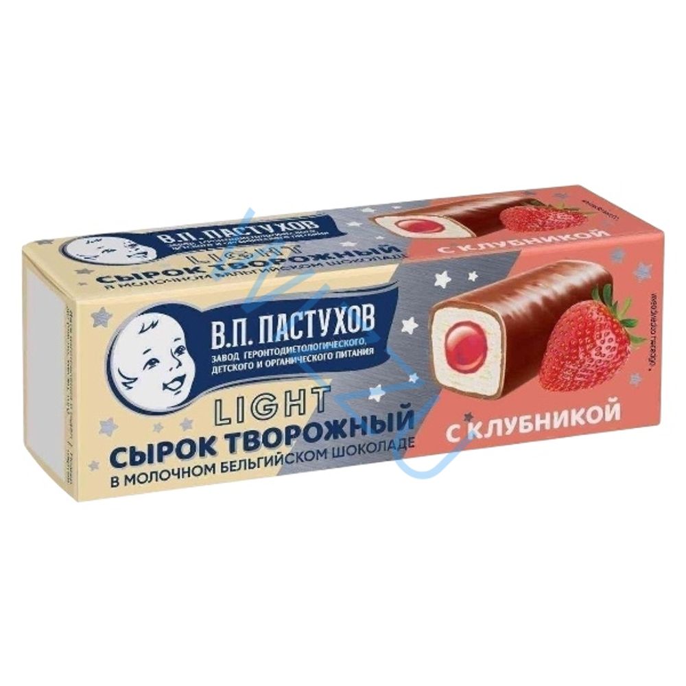 Сырок Пастухов мол.шок Клубника 40г