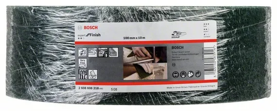 Скотч брайт Bosch рулон зеленый 100 мм x 10 м General Purpose в упаковке