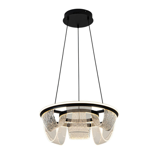Подвесной светодиодный светильник LED4U L7706-460 BK