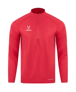 Джемпер ветрозащитный JÖGEL PREMIER PerFormPROOF 1/4 Zip Wind Top, красный