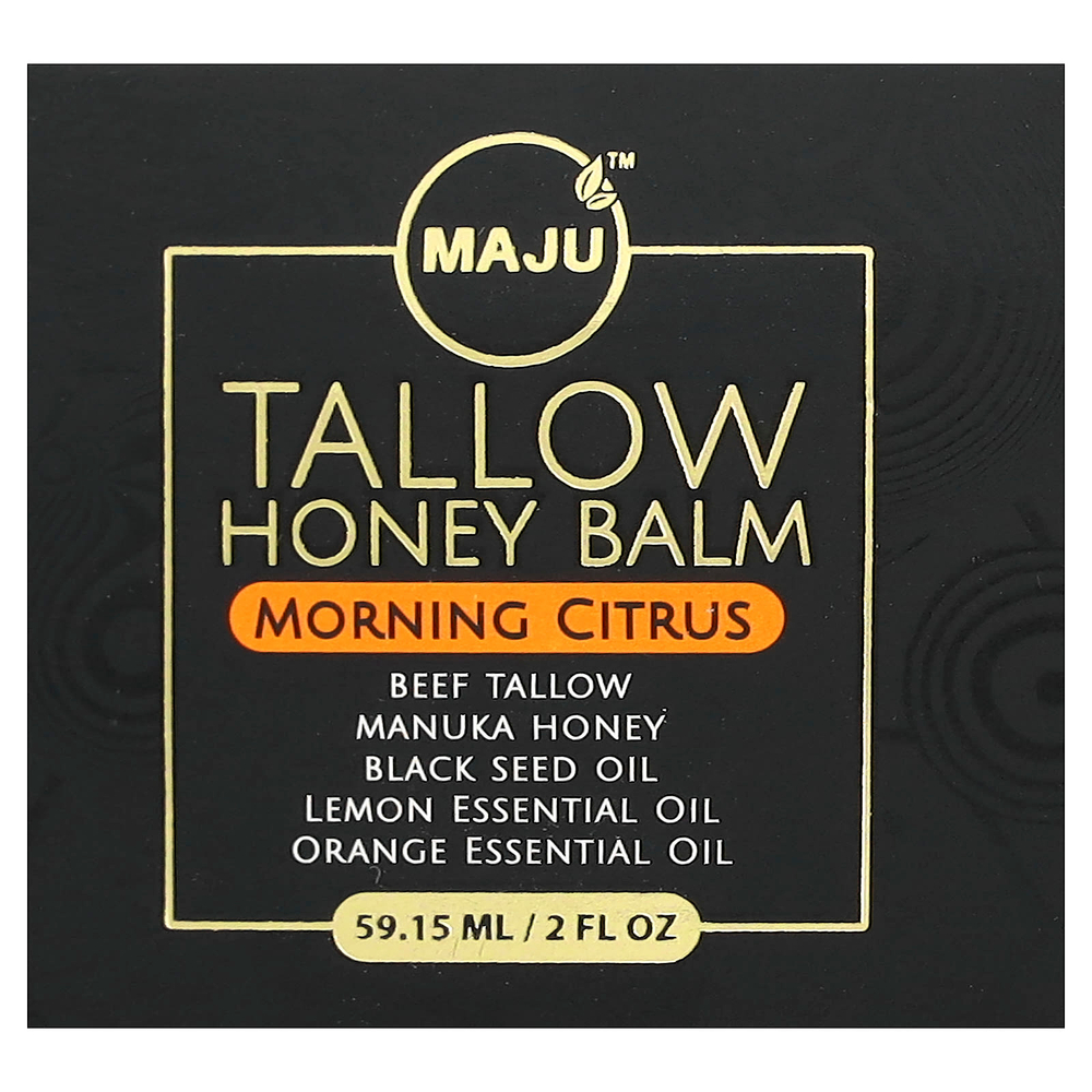 Maju Superfoods, бальзам с медом, утренний цитрус, 59,15 мл (2 жидк. унции)