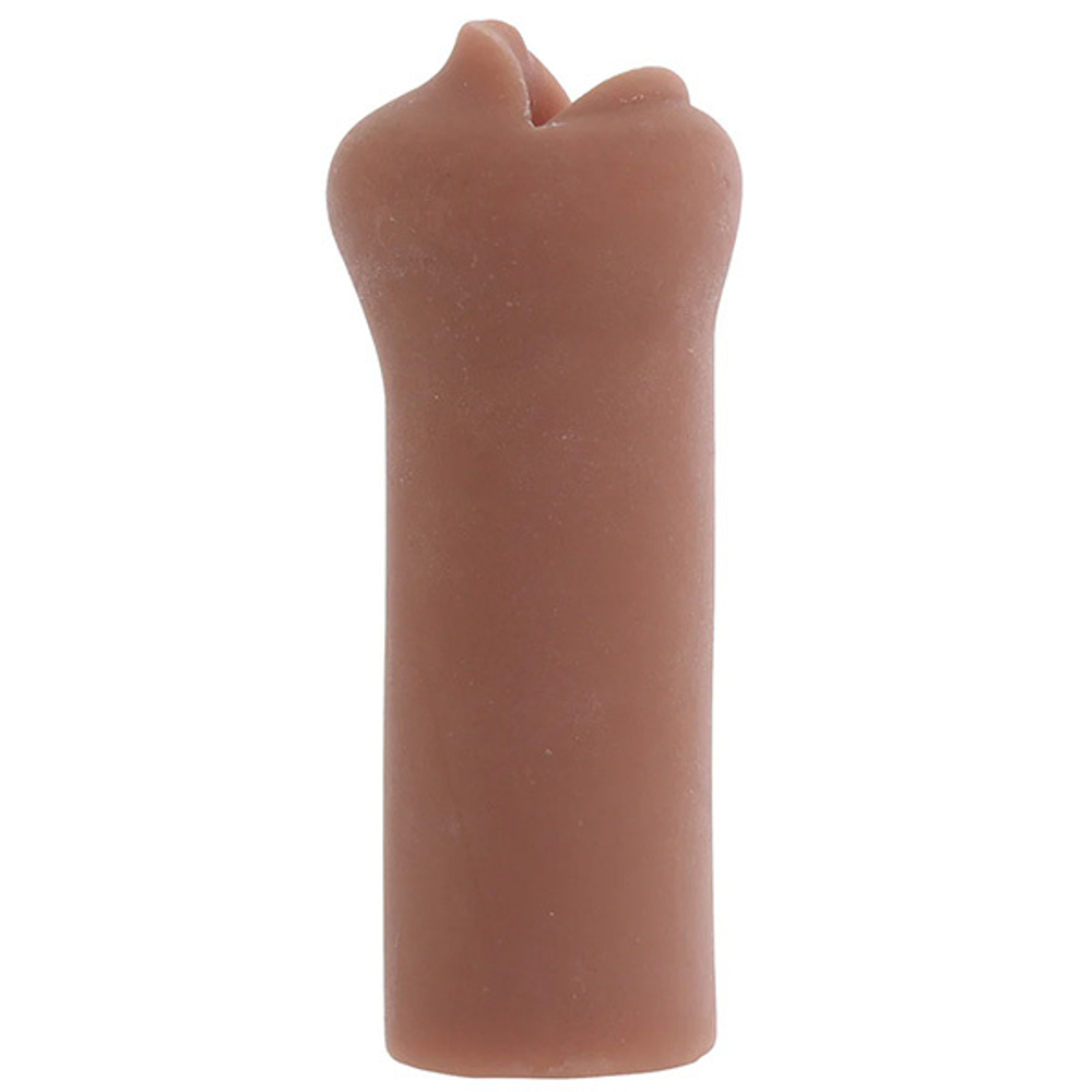 Коричневый мастурбатор-ротик 12,7см PipeDream PDX Extreme Coed Cocksucker Stroker in Brown RD42429