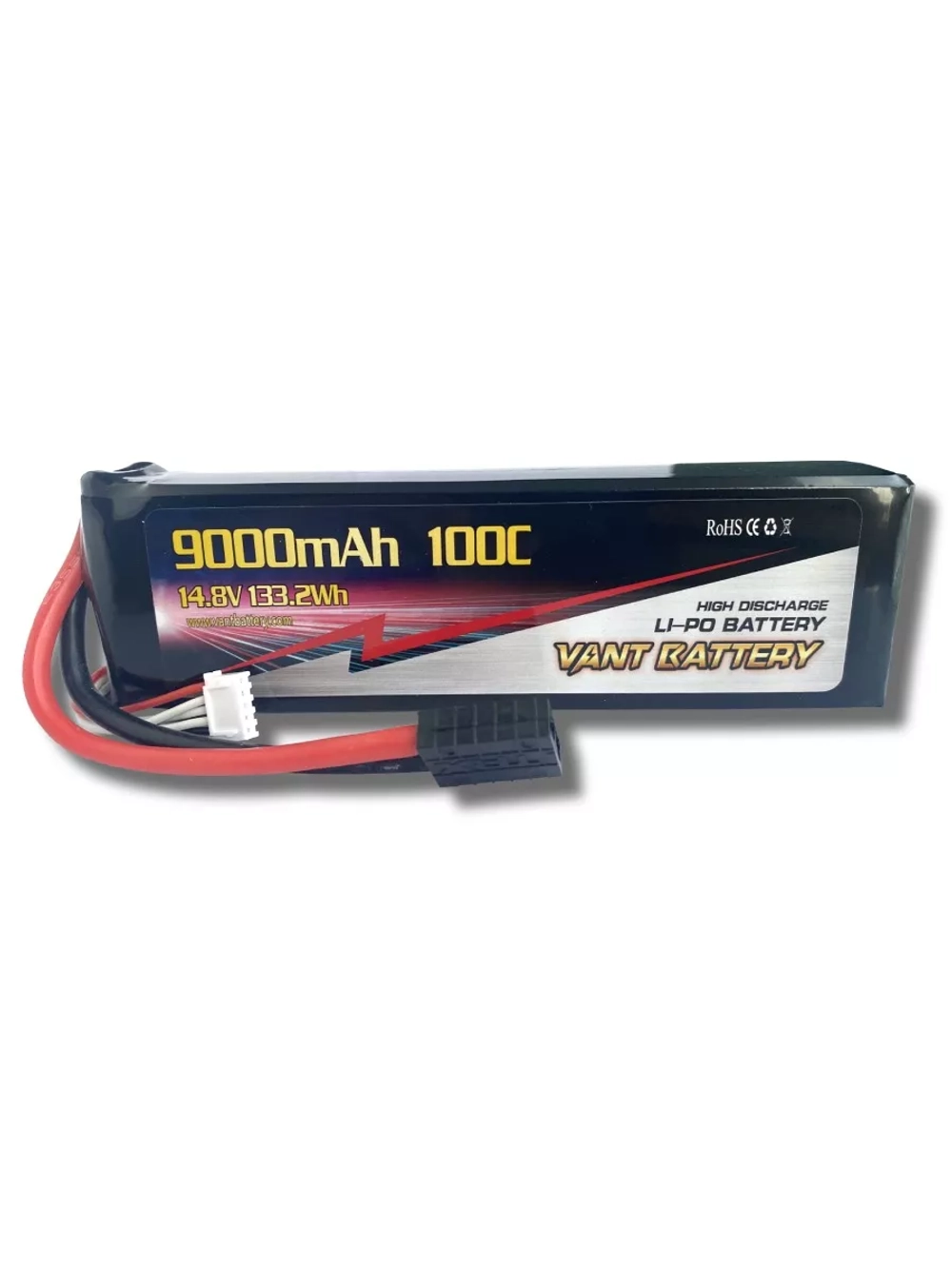 Аккумулятор Vant LiPo 14.8V 9000mAh 100C разъем TRX