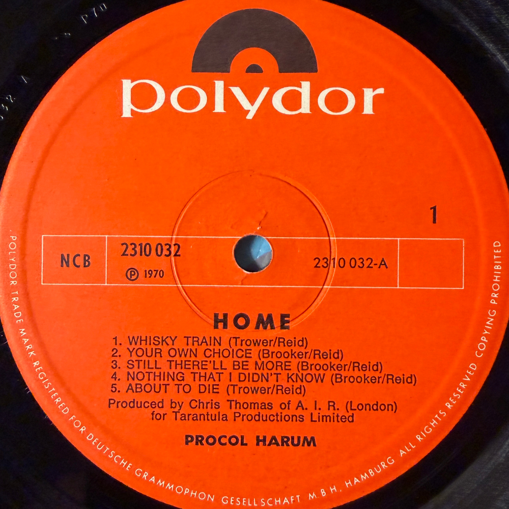 Procol Harum - Home (Скандинавия 1970г.)