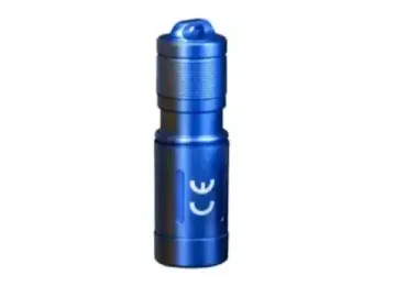 Фонарь FENIX Мод. E02R синий (200лм-49м)(светодиод: Cree XP-G2 S3 белый)(15г)(встроенный аккум.120mAh)