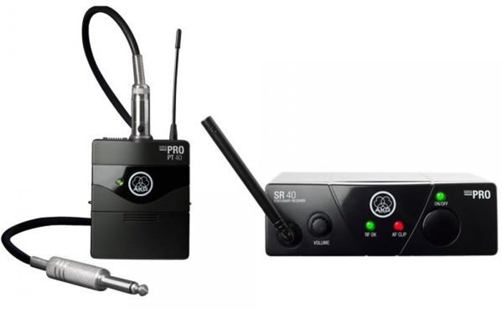 AKG WMS40 Mini Instrumental Set BD US25A (537.500) инструментальная радиосистема с поясным передатчиком и кабелем