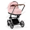 Коляска для новорожденных Cybex Priam IV Peach Pink шасси Chrome