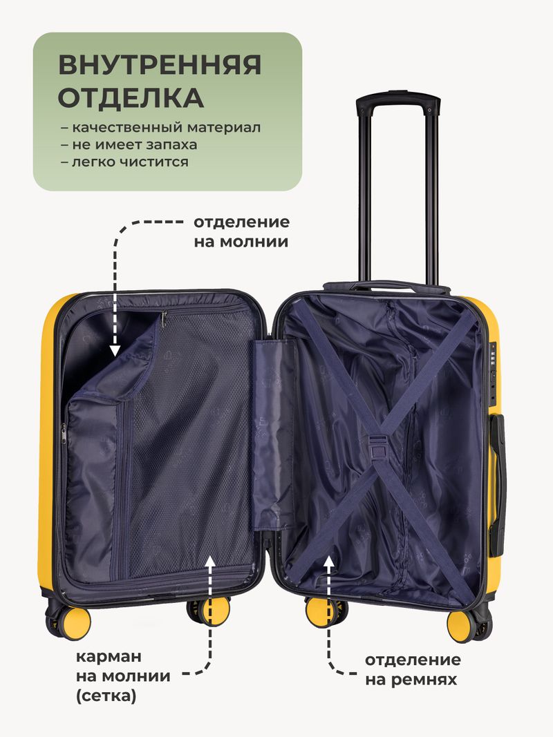 Набор Xs/S ручная кладь Желтый