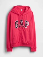 Свитшот с логотипом Gap на молнии из французского махрового полотна - GAP