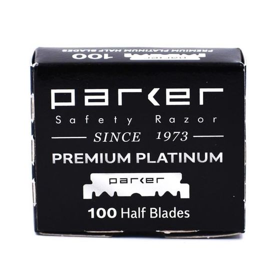 Лезвия односторонние PARKER Premium Platinum 100 шт (половинки)