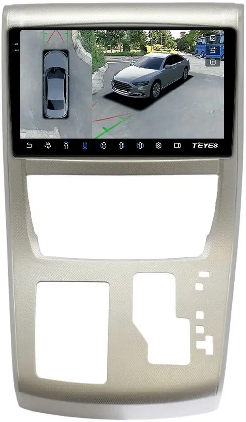 Магнитола для Toyota Alphard H20, Vellfire 2008-2014 (менее 10 динамиков, правый руль) - Teyes CC3-2K-360 на Android 10, Быстрая, 2K QLED, CarPlay, 4G SIM-слот, 4 камеры в комплекте