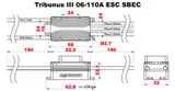 ESC регулятор мотора Scorpion Tribunus III 06-110A ESC SBEC
