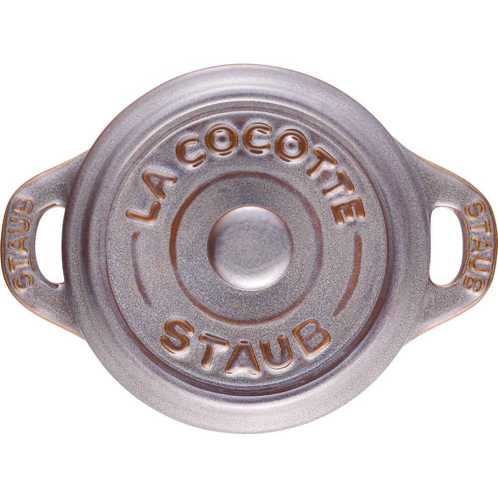 STAUB Мини-кокотница 200мл 10см серый 40511-998-0