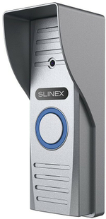 Вызывная видеопанель SLINEX ML-15HD, металл, антивандальная, с козырьком, серая