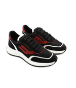 Кожаные кроссовки demmy-t Bally - черный(MSK145)