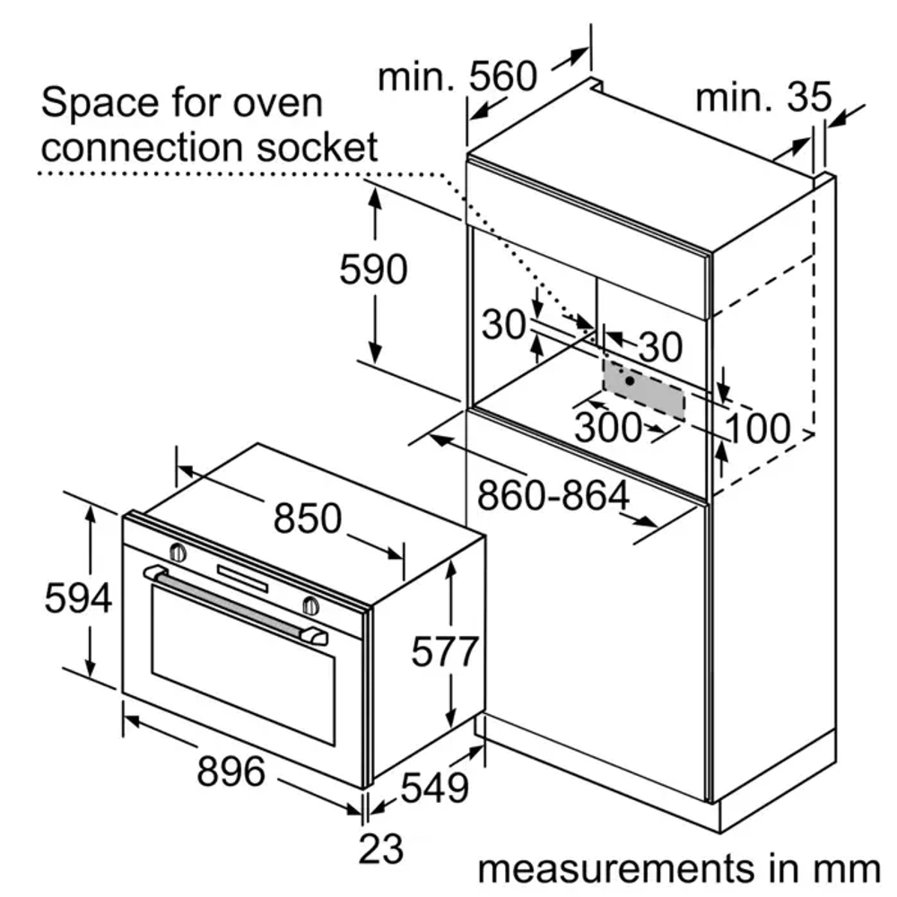 Духовой шкаф Bosch VGD553FB0