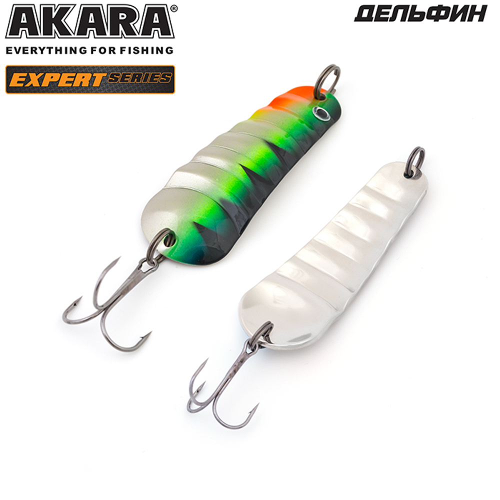 Блесна колебалка Akara Expert Дельфин 65 мм 12 гр. 18/SIL