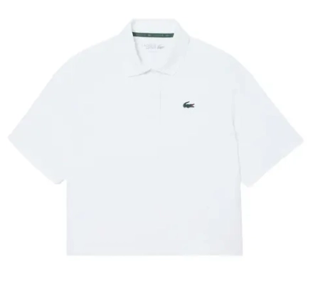 Женское поло Lacoste Ultra Dry UV Protect Sport - white