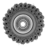 Щетка для УШМ Heavy Duty, 100 мм, М14, "чашка", крученая проволока 0.5 мм Matrix — фото 4