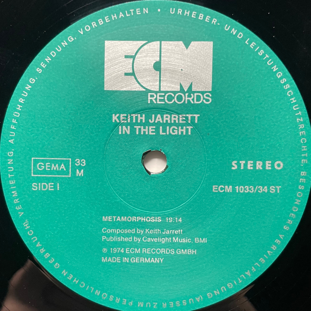Keith Jarrett ‎– In The Light 2LP (Германия) ECM