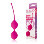 Ярко-розовые вагинальные шарики Cosmo (Цвет: розовый)