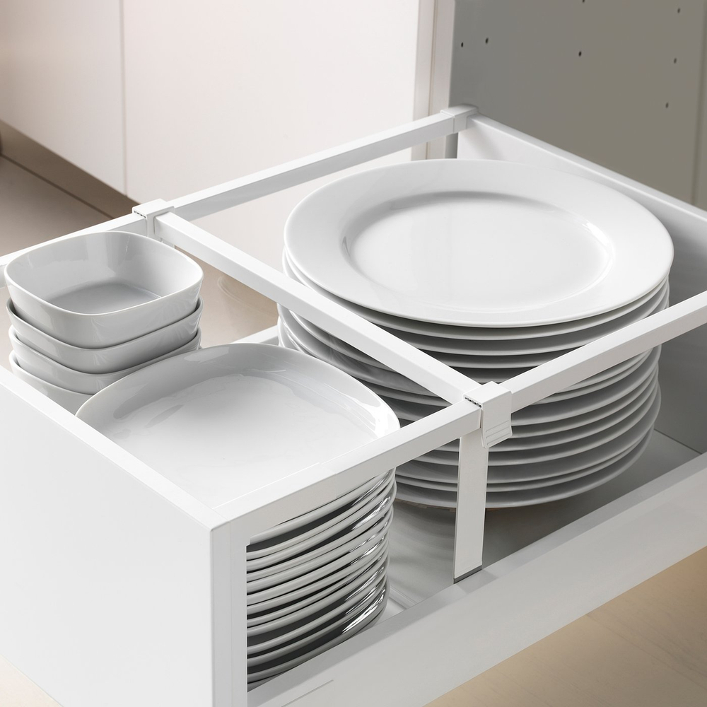 IKEA MAXIMERA  (ИКЕА МАКСИМЕРА)  -  Ящик высокий - белый 40х60 см