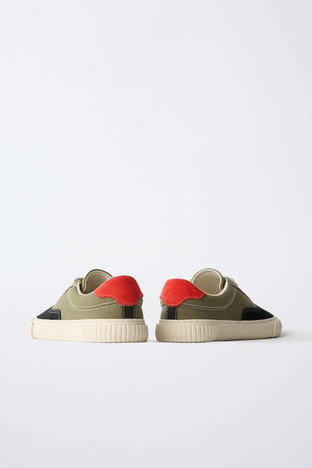 ZARA КРОССОВКИ BAREFOOT С КОНТРАСТНЫМИ ДЕТАЛЯМИ, РАЗНОЦВЕТНЫЙ