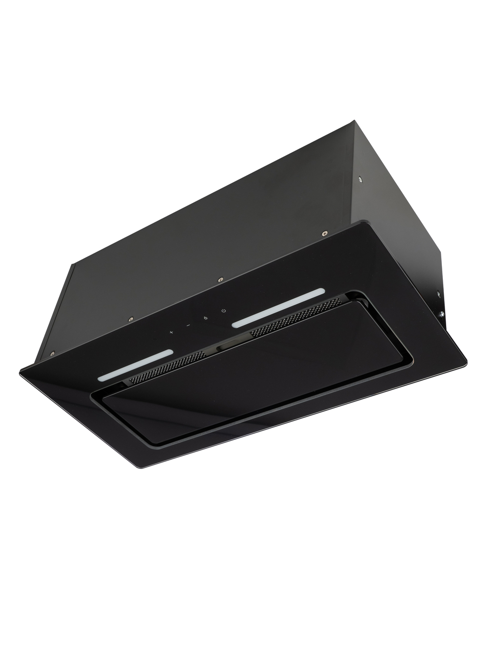 Вытяжка встраиваемая MACBI M-Box-G 60R BLACK черное стекло 850 м3/ч +ПДУ