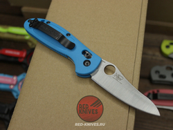 Нож Benchmade 555 Griptilian Mini - небесный нейлон, клинок стоунвош