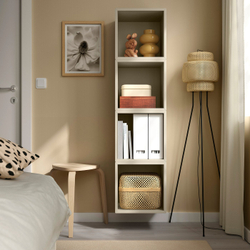 IKEA EKET  (ИКЕА ЕКЕТ)  -  Комбинация подвесных шкафов - бежевый 140x35x35 см