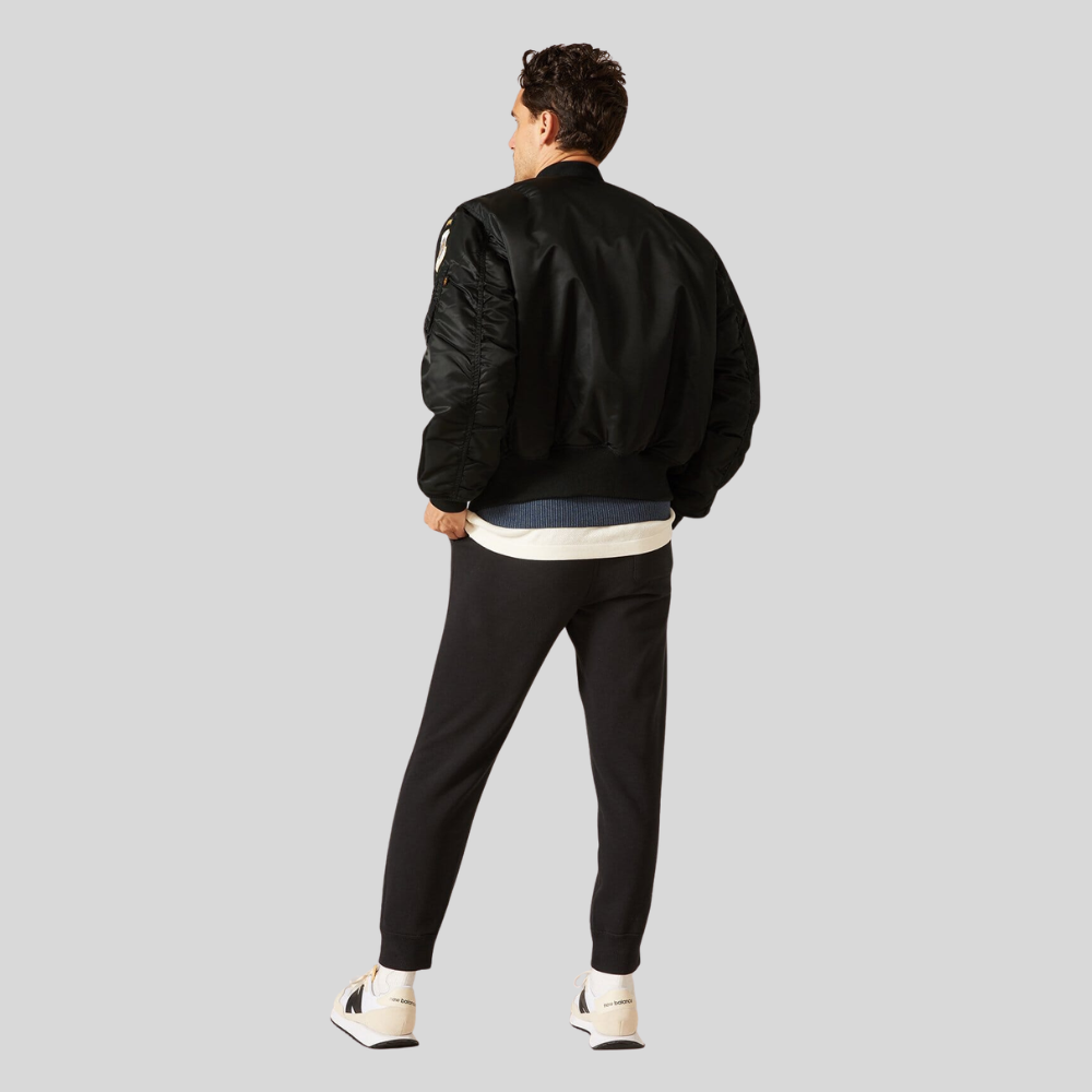 Бомбер Alpha Industries MA-1 Squadron Bomber Jacket Black (Черный)