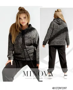 Костюм 2397-черный-белый Minova