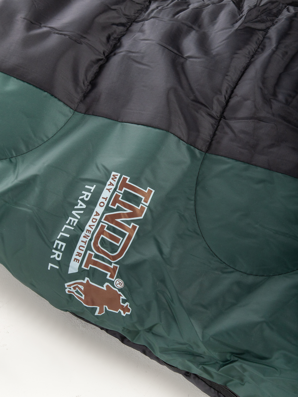 Спальный мешок  TRAVELLER zip L от -6C (с подголовником 230х90)INDI