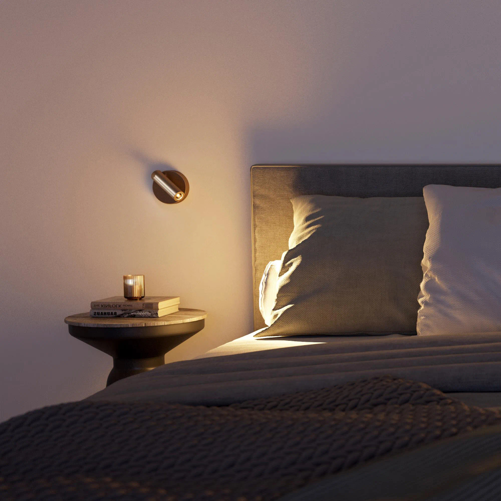 Светильник SP-BED-NB-R90-3W Warm3000 (BR, 20 deg, 230V) (Arlight, IP20 Металл, 3 года) 036544