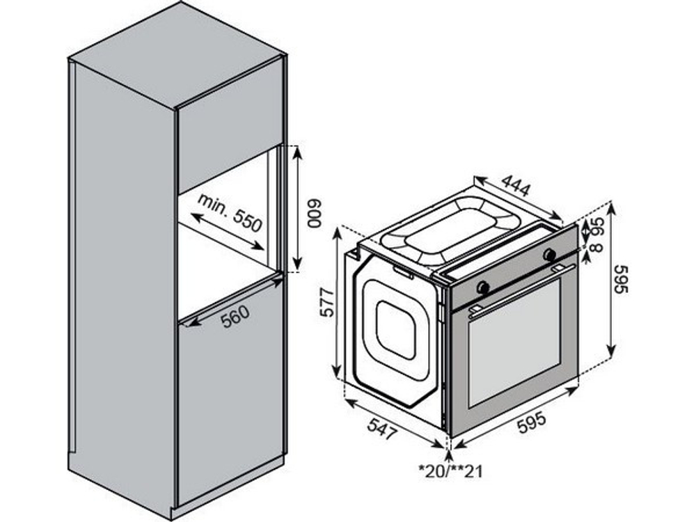 Духовой шкаф Kuppersberg HF 609 BX