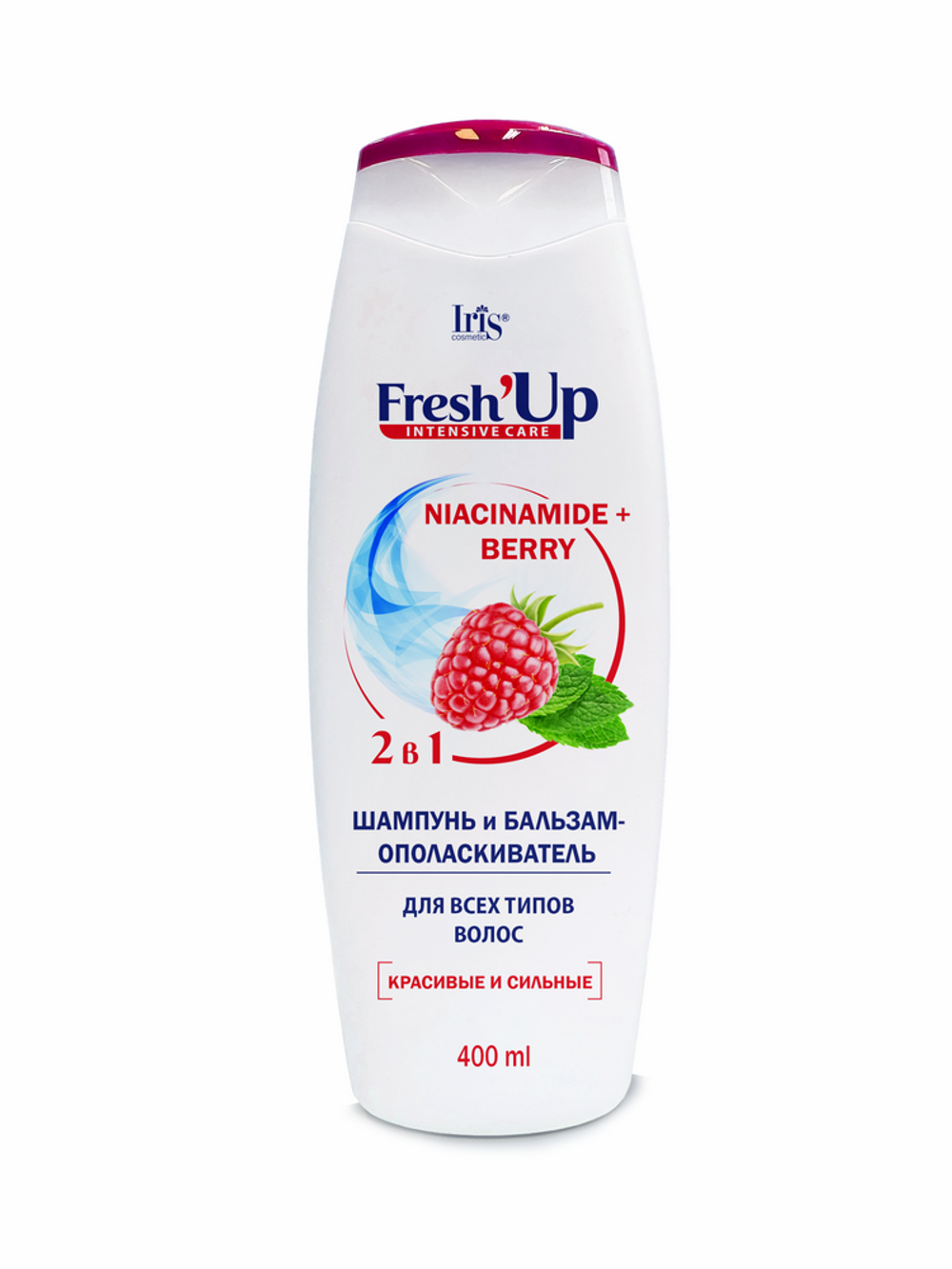 FRESH' UP Шампунь и Бальзам-Ополаскиватель 2 в1 для всех типов волос 400мл