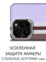 Дизайнерский чехол для IPHONE 16 PRO с камерой-подставкой и MagSafe