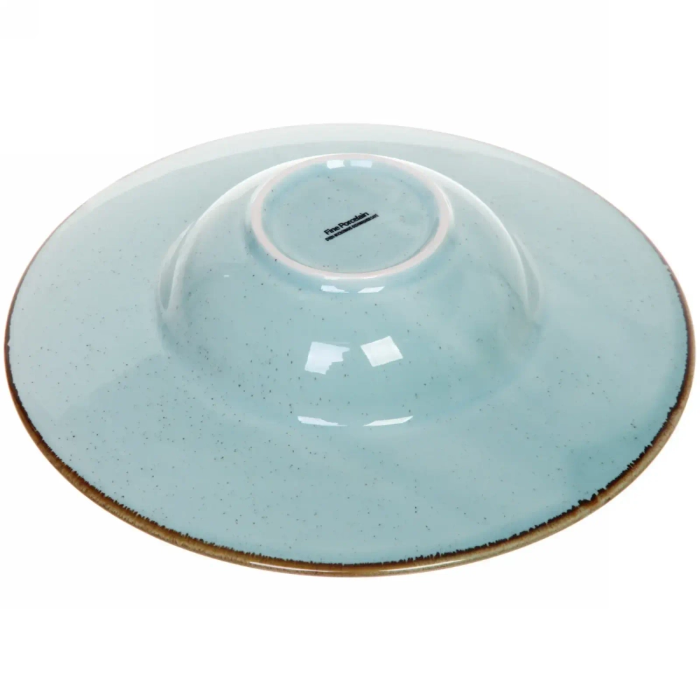 Тарелка керамическая «Tiffany Blue» для пасты 24*6см