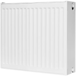 Радиатор панельный профильный ROMMER Compact тип 33 - 500x500 мм (подкл.боковое, белый)