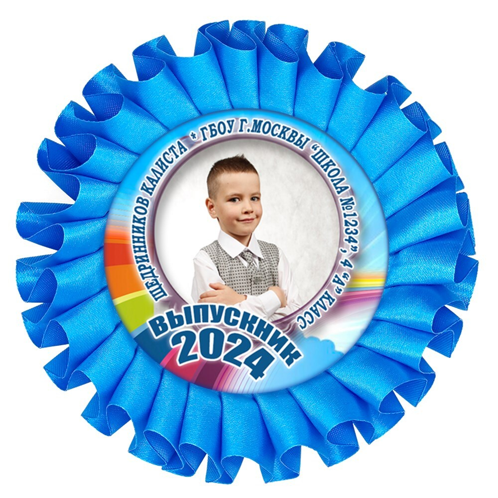Наградная розетка именная. Арт. 7050
