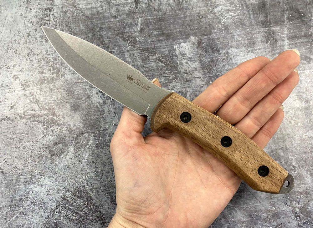 Туристический  нож Corsair AUS-8 StoneWash Орех, Kizlyar Supreme